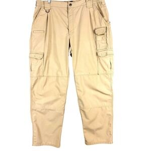 5.11 Tactical Pants Mens 40 Tan Ripstop BDU Cargo Workwear Hiking Outdoor 40x31